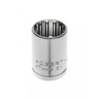 Steckschlüssel Spline 1/2", 27 mm, CrV50BV30, DIN 3121
