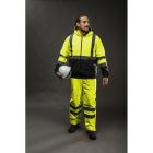 OKER Wattierte Warn-Pilotenjacke gelb XL – Bild 2