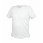 T-shirt baumwolle, weiß, 3XL