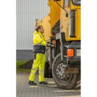 OKER Wattierte Warn-Pilotenjacke gelb XL – Bild 4