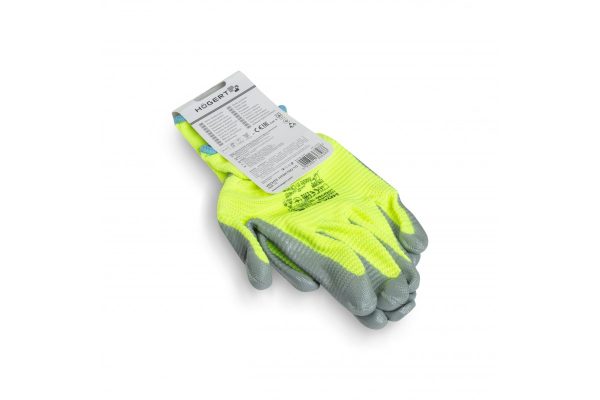 VECHTE Wellhandschuhe beschichtet mit Nitrilgrün/c.grau 8 – Bild 5