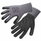 BODE Mikroschaum Nitrilbeschichtete Nylon/Spandex Handschuhe grau/schwarz 10
