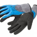 FILS 3/4-Schaumstoff-Nitril-beschichtete Handschuhe blau/grau/schwarz 10