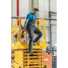 WURNITZ elastische Schutz-Latzhose dunkelgrau S (48) – Bild 2