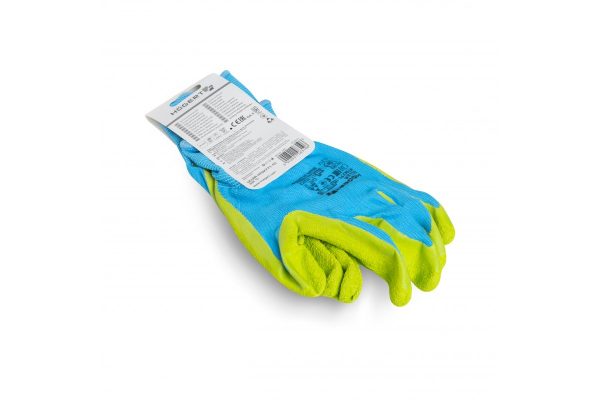 ULLER latexbeschichtete Handschuhe blau/grün 8 – Bild 6