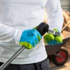 ULLER latexbeschichtete Handschuhe blau/grün 10 – Bild 2