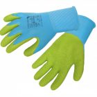 ULLER latexbeschichtete Handschuhe blau/grün 10