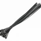 Nylon-Kabelbinder 9 x 600 mm, 25 Stück, Schwarz