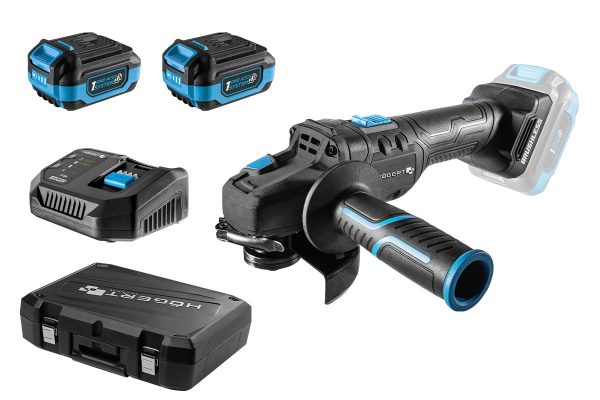 125mm 18V Brushless Winkelschleifer Kit + 2Ah Akku – Bild 7