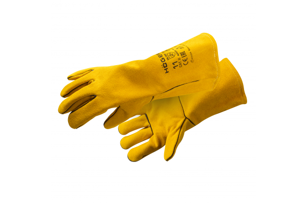 KANDEL MIG MAG Leder-Schweißhandschuhe gelb 8
