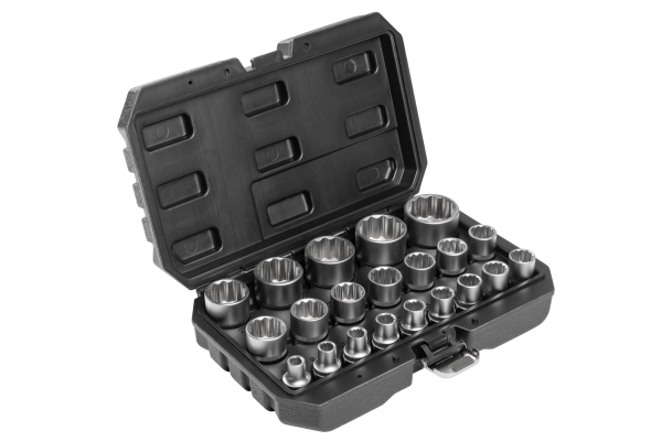 1/2" Steckschlüssel-Satz, 21-tlg.