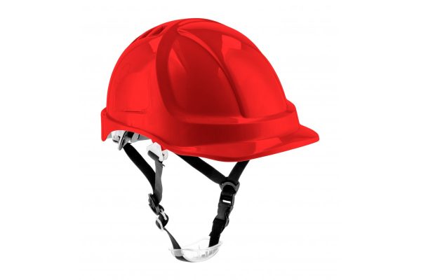 PLONER Schutzhelm rot uni