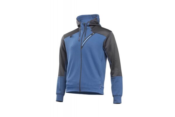 ERIK Sweatshirt mit Kapuze blau /schwarz S (48)