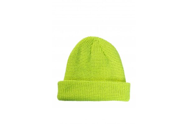 NEON Wintermütze mit reflektierendem Faden gelb uni – Bild 5