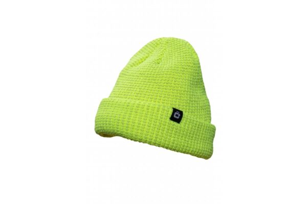 NEON Wintermütze mit reflektierendem Faden gelb uni – Bild 6