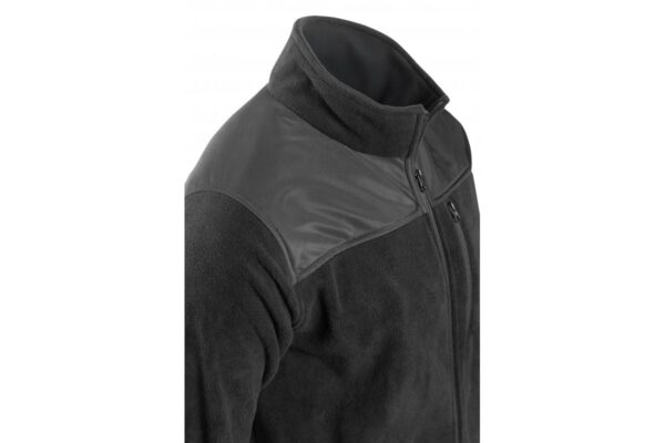 EZRA Polar- Fleecejacket mit OXFORD schwarz 3XL (58) – Bild 3