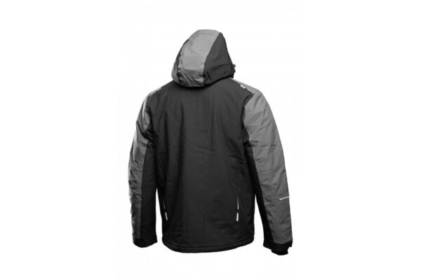 AMOS Winter-Arbeitsjacke mit Kapuze schwarz 3XL (58) – Bild 16
