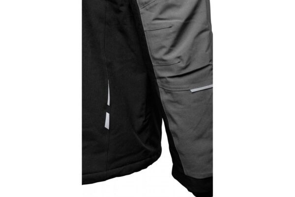 AMOS Winter-Arbeitsjacke mit Kapuze schwarz 3XL (58) – Bild 12