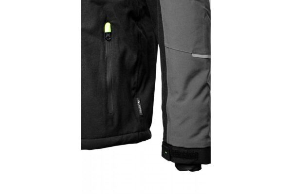 AMOS Winter-Arbeitsjacke mit Kapuze schwarz 3XL (58) – Bild 13