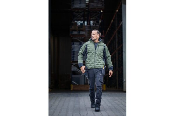 PAUL Winter-Arbeitsjacke mit Kapuze oliv 3XL (58) – Bild 6