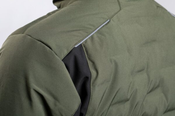 PAUL Winter-Arbeitsjacke mit Kapuze oliv 3XL (58) – Bild 12