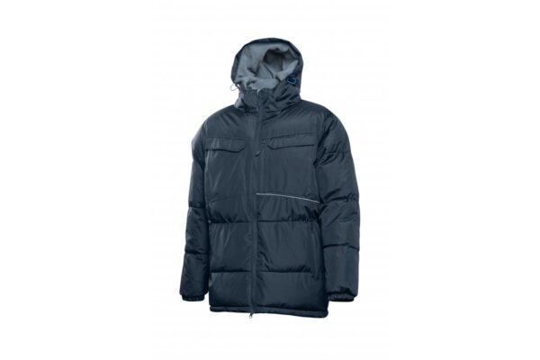 LEON Winter-Arbeitsjacke mit Kapuze marineblau M (50)