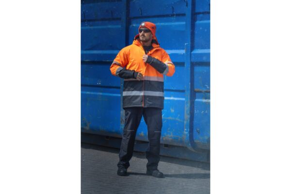 ADEL Isolierte WarnSchutzjacke  orange S (48) – Bild 3